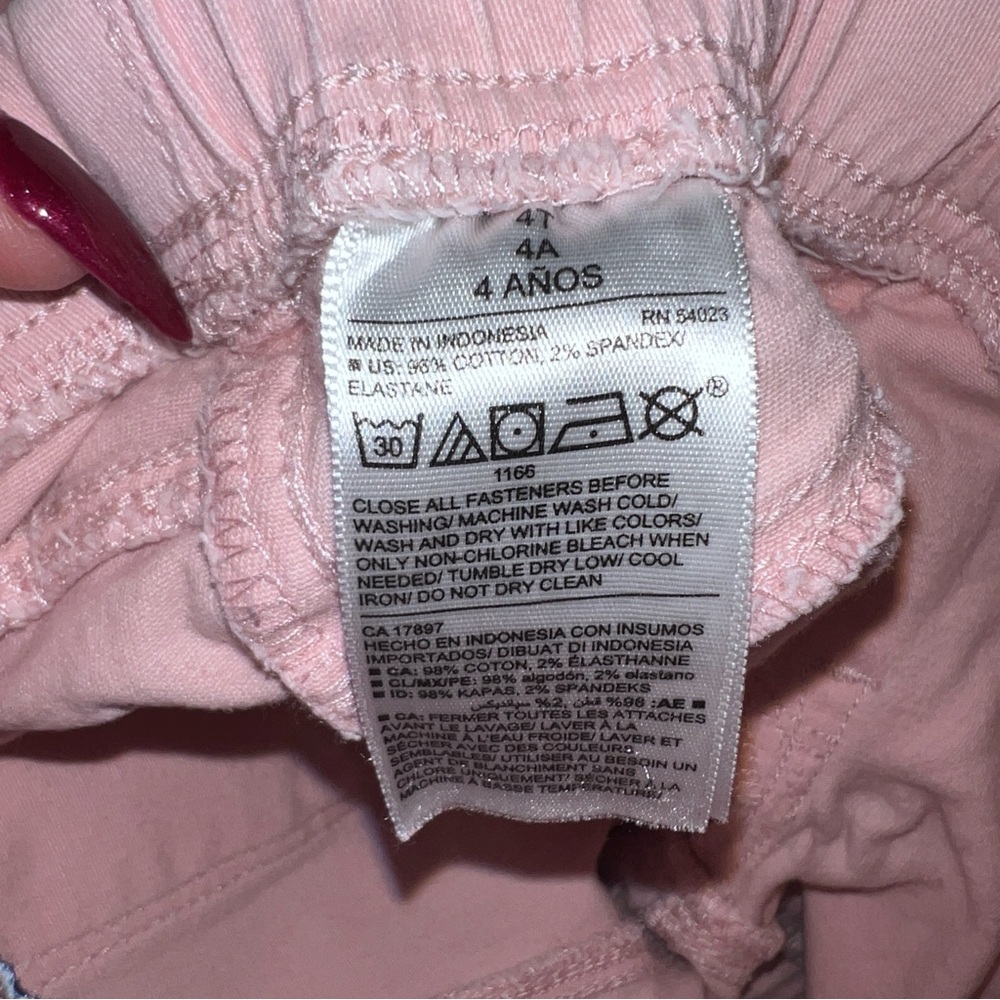Old Navy Light Pink Kids‎ Jeggings 4T - Picture 7 of 11
